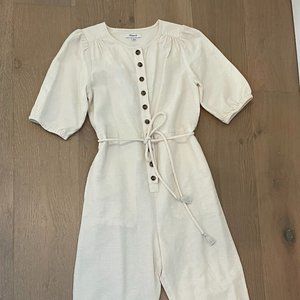 Madewell Linen/Cotton Jumpsuit